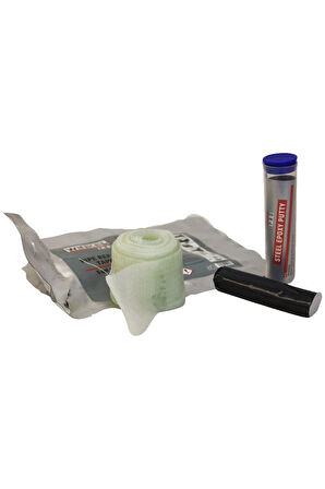 Winkel Pro Epoksi Boru Tamir Kiti – Sıhhi Tesisat Su Kaçakları ve Çatlak Borularda Hızlı Onarım 5CM X 3,5M