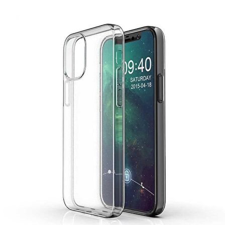 Gpack Apple iPhone 12 Mini Kılıf Süper Silikon Arka Koruma