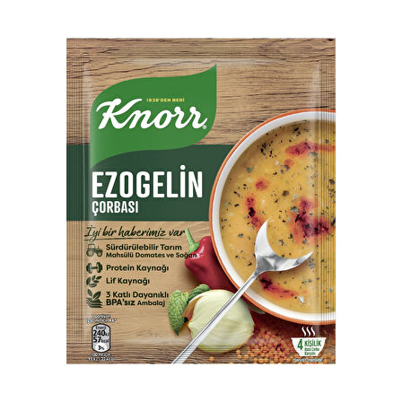 Knorr Ezo Gelin Çorbası 74 gr X 6 Adet