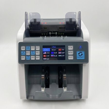 Bill Counter AL-930 Tek Katlı Çift Cıslı Karışık Para Sayma Makinesi 8 Ülke Para Birimi