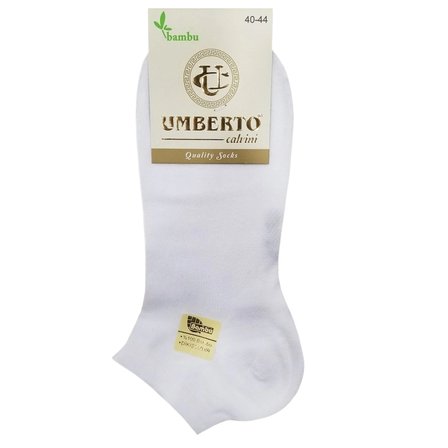 Umberto 12 Adet Erkek Doğal Bambu Patik Çorap -307