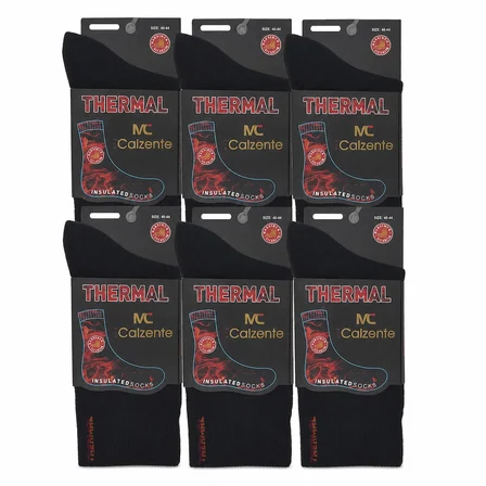 Mia Calzente 6'lı Thermal (Termal) Erkek Çorabı