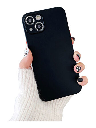 İPHONE 12 PRO MAX UYUMLU SİLİKON ESNEK VE İNCE KILIF SİYAH ZR