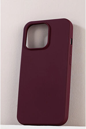 İPHONE 14 PRO MAX UYUMLU SİLİKON ESNEK VE İNCE KILIF MOR ZR