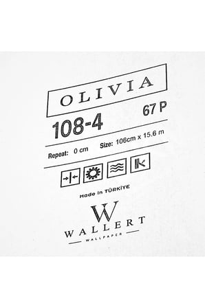 simli lüks duvar kağıdı 108-4 | wallert olivia, vizon - bej, kağıt taban taban + vinil kaplama - 16.5 m²