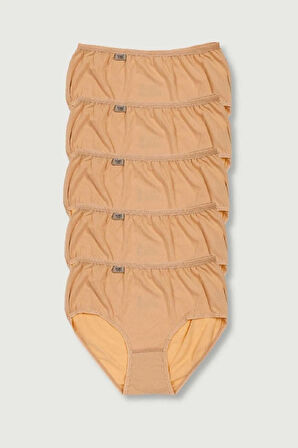 Kadın Ten 5'li Paket Likralı Bato Külot ELF568T0924CCM5