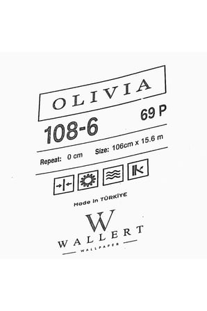 simli lüks duvar kağıdı 108-6 | wallert olivia, beyaz ve açık gri, kağıt taban taban + vinil kaplama - 16.5 m²