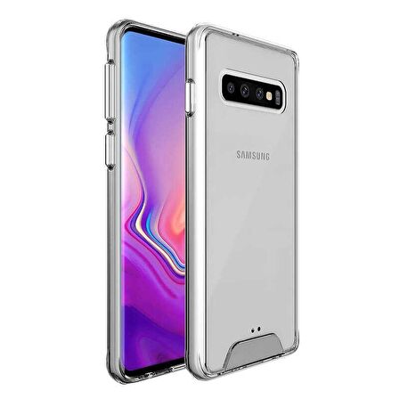 Smcase Samsung Galaxy S10E Kılıf Gard Sert Silikon 