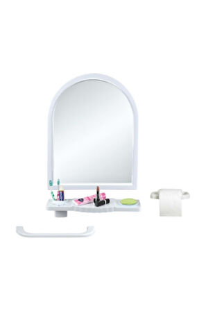 BEYAZ MEGA AYNA SETİ (5332)