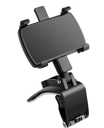 Araba Gösterge Üstüne Takılan 360 Oynar Başlıklı Telefon Tutucu (5332)