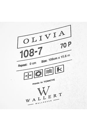 simli lüks duvar kağıdı 108-7 | wallert olivia, beyaz ve açık gri, kağıt taban taban + vinil kaplama - 16.5 m²