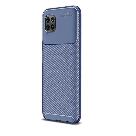 Gpack Oppo Reno 4 Lite Kılıf Negro Karbon SilikonNano Glass