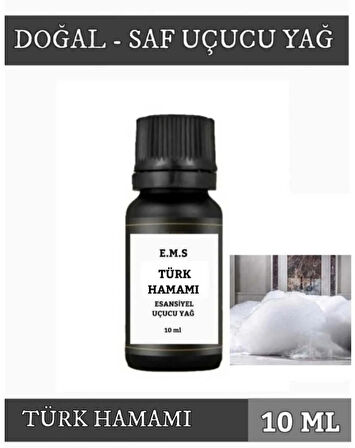 HAMAM Uçucu Yağ Buhurdanlık Esansı Oda Kokusu DİFÜZÖR Uçucu Esansiyel Yağ Buhur Yağı 10 ML. TÜRK HAMAMI ODA KOKUSU .