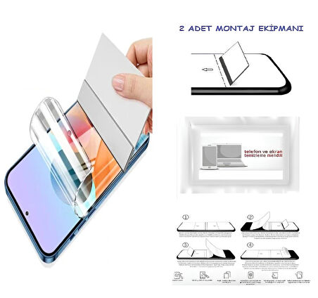 Samsung Galaxy Z FOLD 6 ÖN MAT ŞEFFAF Nano Ekran Koruyucu + FULL Arka Kaplama Ultra İNCE Esnek Hd Şeffaf