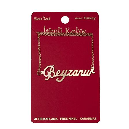 Beyzanur İsimli Kolye