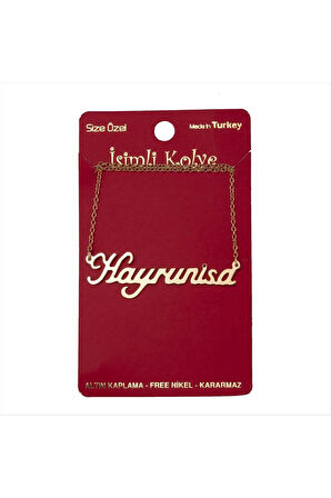 Hayrunisa İsimli Kolye (Kişiye Özel)
