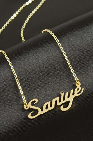 Saniye İsimli Kolye (Kişiye Özel)