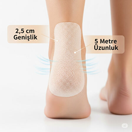 Ayakkabı Vurma Önleyici Rulo Bant (2.5cm x 5m)