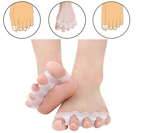 5 Parmak Ayıran Beyaz Renk Makara (1 Adet)