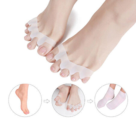 5 Parmak Ayıran Beyaz Renk Makara (1 Adet)