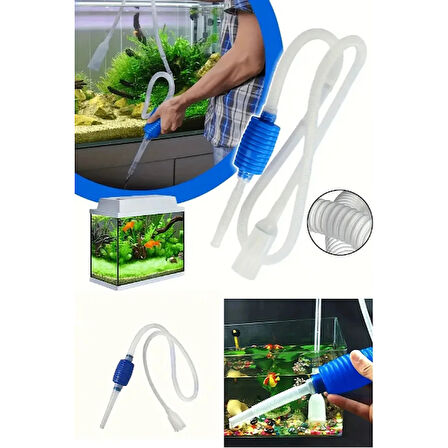 Akvaryum Dip Çekme Sifonu - 1 Adet