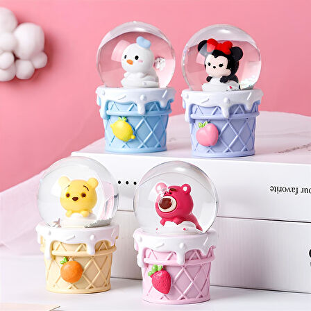 Mickey Mouse Işıklı Kar Küresi Model 1 