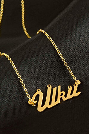 Ülkü İsimli Kolye (Kişiye Özel)