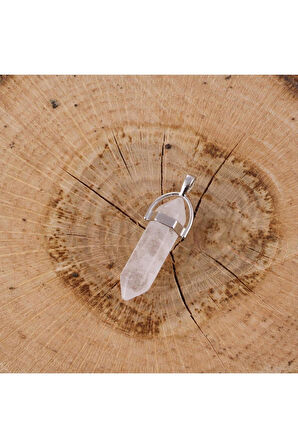 Kuvars Point Kolye Ucu