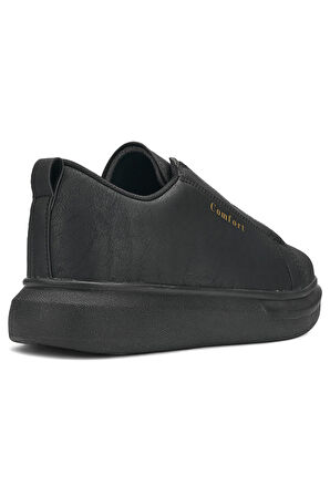 Günlük Erkek Sneaker Casual Kalın Yüksek Queen Taban Oval Burun Bant Detaylı Spor Ayakkabı 109