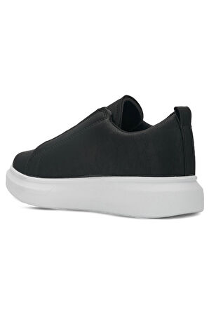 Günlük Erkek Sneaker Casual Kalın Yüksek Queen Taban Oval Burun Bant Detaylı Spor Ayakkabı 109