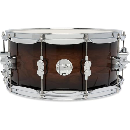 PDP Drums Concept Maple Exotic 6.5x14" Trampet (Walnut to Charcoal)