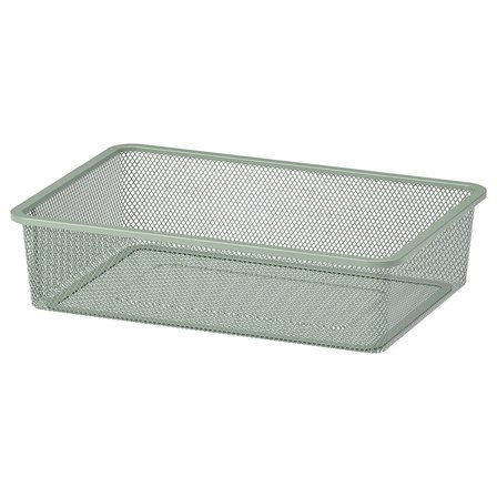 TROFAST açık yeşil-gri 42x30x10 cm saklama kutusu