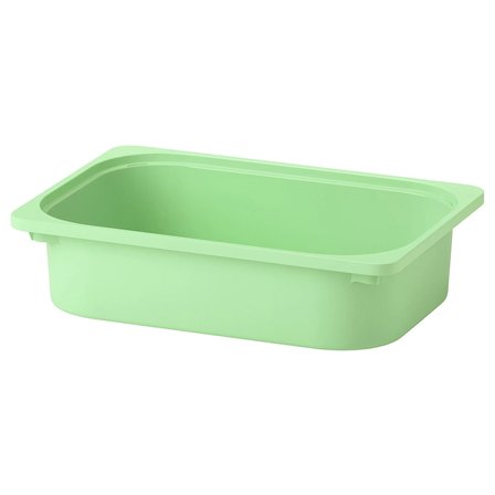 TROFAST açık yeşil 42x30x10 cm saklama kutusu