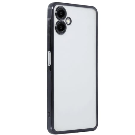 Samsung Galaxy A06 Kılıf Razer Lensli Silikon - Siyah