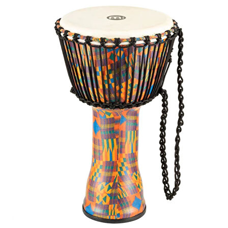 Meinl PADJ2-M-G Travel Series Medium 10\" Djembe (Kenyan Quilt)