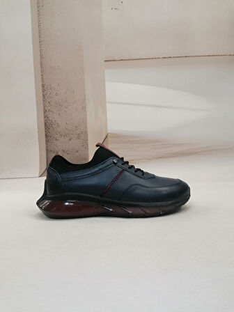 NBM TPL 6003 HAKIKI DERI SEFFAF TABANLI LASTIK BAGCIKLI GUNLUK AYAKKABI