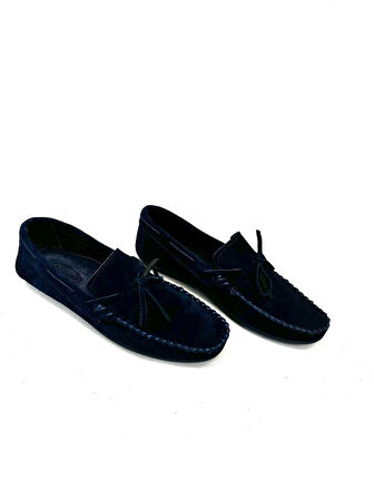 NBM YZLR 1002 HAKIKI SUET DERI LOAFER AYAKKABI