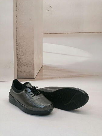 NBW AYZN 1008 VEGAN DERI LASTIK BAGCIK ORTOPEDIK AYAKKABI