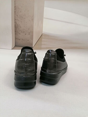 NBW AYZN 1008 VEGAN DERI LASTIK BAGCIK ORTOPEDIK AYAKKABI