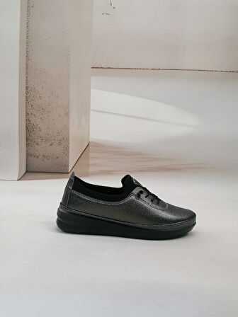 NBW AYZN 1008 VEGAN DERI LASTIK BAGCIK ORTOPEDIK AYAKKABI