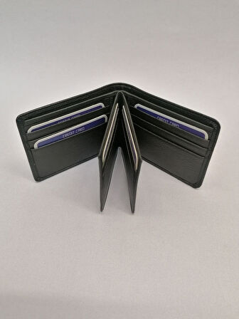 NBM ERTG 1022 HAKIKI DERI EKSTRA KARTLIK BOLMELI YATAY CUZDAN-Koyu haki