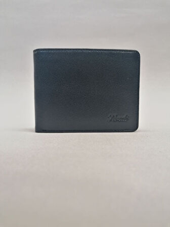 NBM ERTG 1022 HAKIKI DERI EKSTRA KARTLIK BOLMELI YATAY CUZDAN-Lacivert