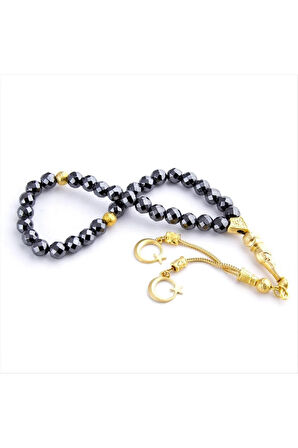 Hematit Doğaltaş Tesbih 8 mm