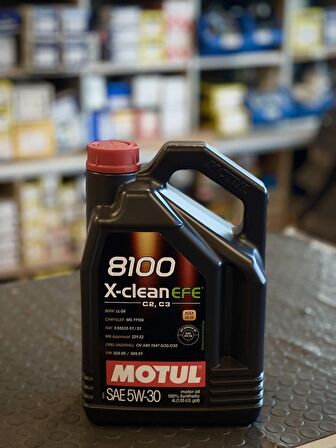 Motul 8100 X-Clean Efe 5W-30 4 Litre Motor Yağı (Ü:2023)