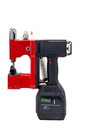 Yüksek Kapasiteli Şarjlı Akülü Çuval Ağzı Dikme Makinesi (4500 mAh)