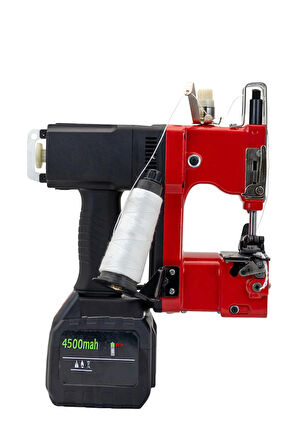 Yüksek Kapasiteli Şarjlı Akülü Çuval Ağzı Dikme Makinesi (4500 mAh)