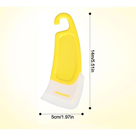 Silikon Uçlu Bulaşık Temizleme Kazıyıcı Spatula 