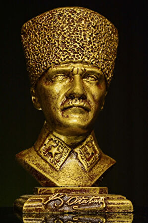 Özel Tasarım Mustafa Kemal Atatürk Büstü Heykel Biblo