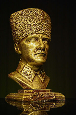 Özel Tasarım Mustafa Kemal Atatürk Büstü Heykel Biblo