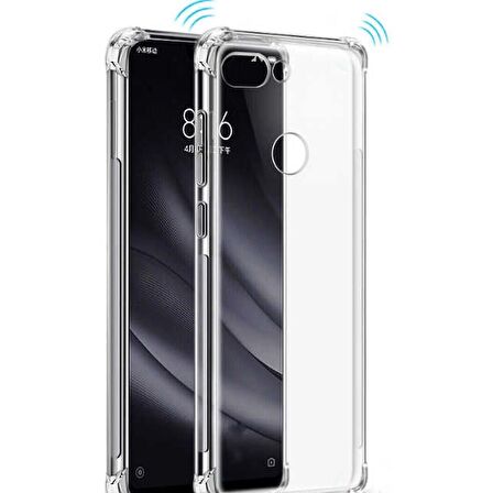 Smcase Xiaomi Mi 8 Lite Kılıf Darbe Korumalı Silikon 